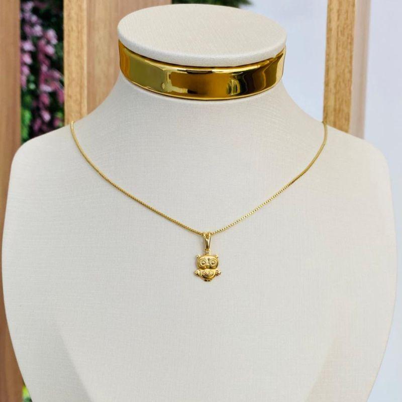 COLAR INFANTIL CORUJA