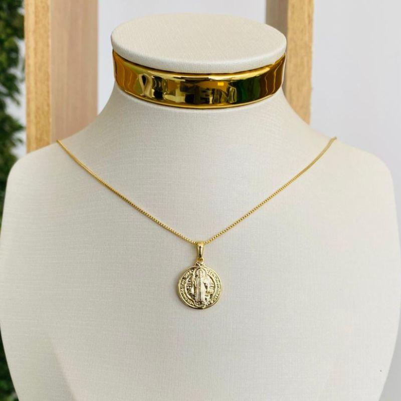 COLAR MEDALHA DE SÃO BENTO