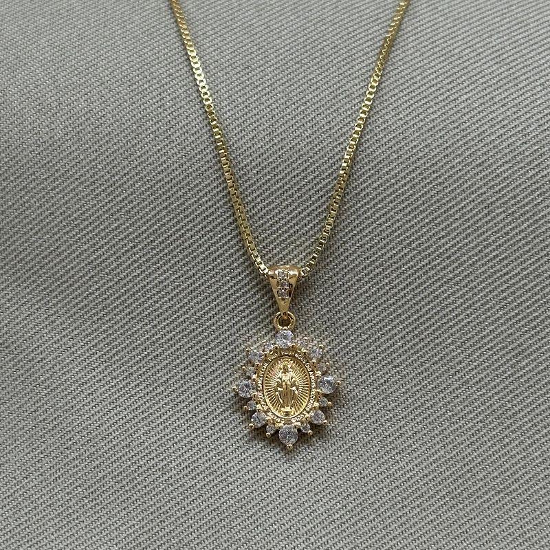 COLAR N S DAS GRAÇAS CRAVEJADO