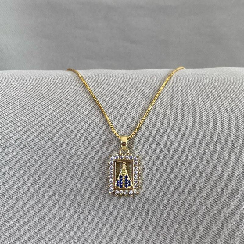 COLAR NOSSA SENHORA CRAVEJADO