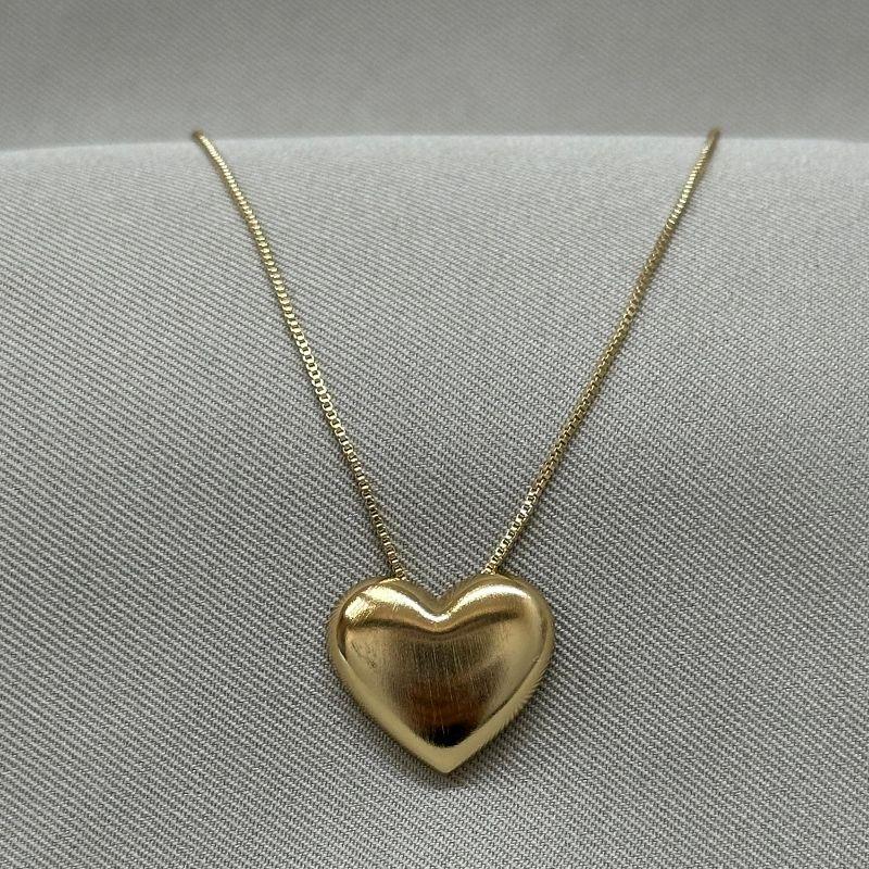 COLAR PINGENTE CORACÃO CHEIO