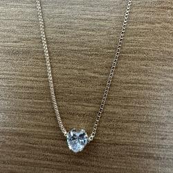 COLAR PONTO DE LUZ 5MM CORAÇÃO