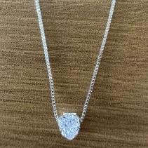 COLAR PONTO DE LUZ 6MM CORAÇÃO 