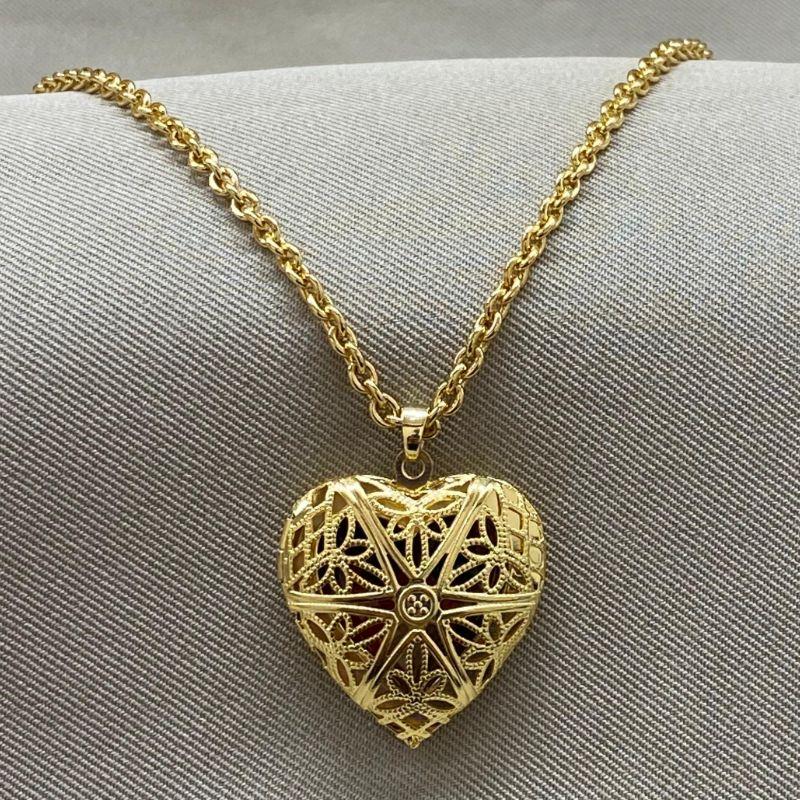 COLAR RELICARIO CORRENTE ELOS CADEADO