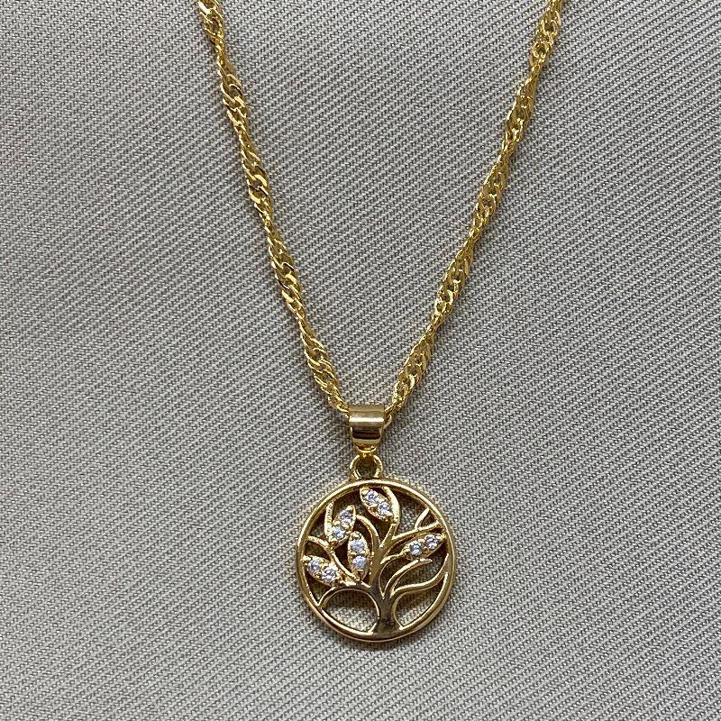 COLAR SINGAPURA PING ARVORE DA VIDA