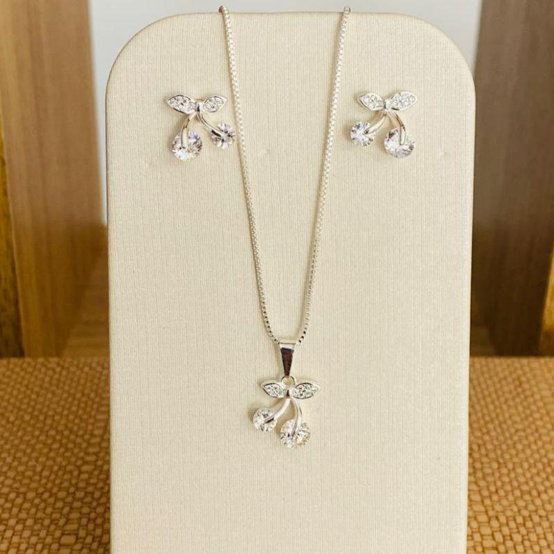 CONJUNTO CEREJA ZIRCONIA