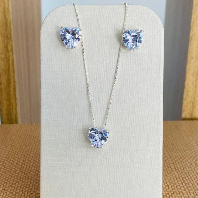 CONJUNTO CORAÇÃO CRISTAL