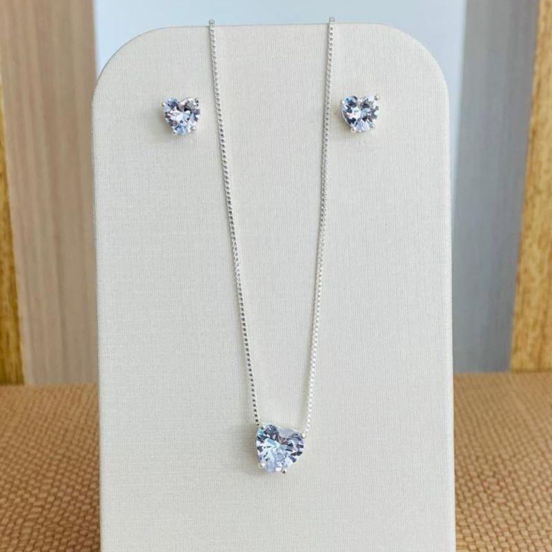 CONJUNTO CORAÇÃO CRISTAL