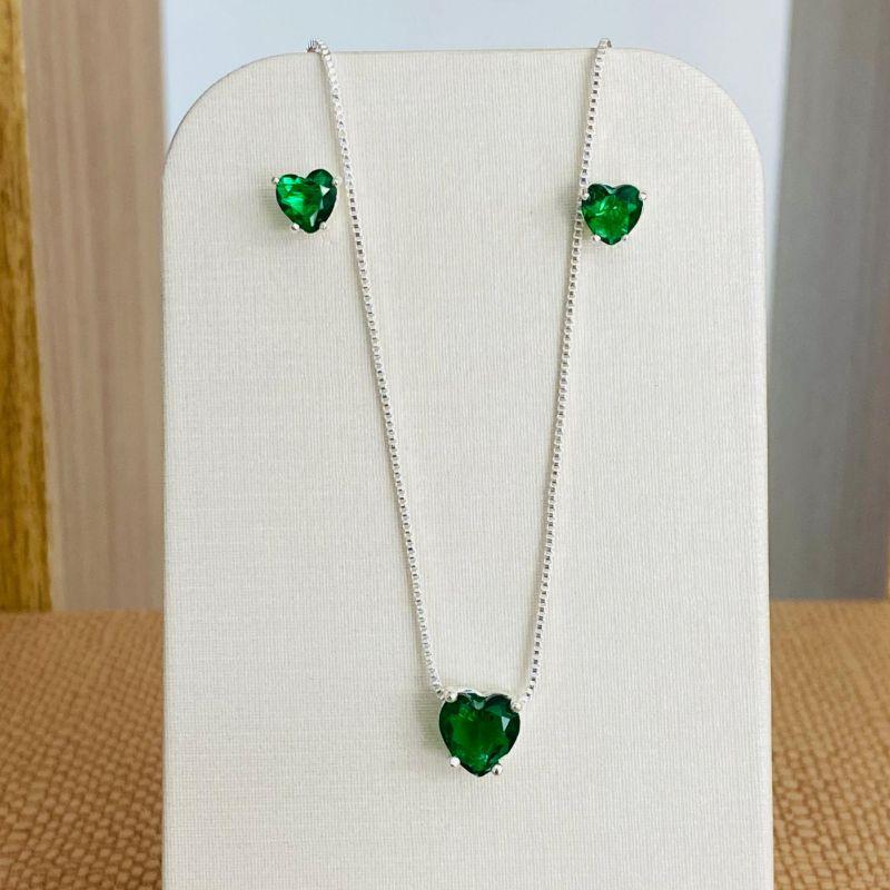 CONJUNTO CORAÇÃO VERDE
