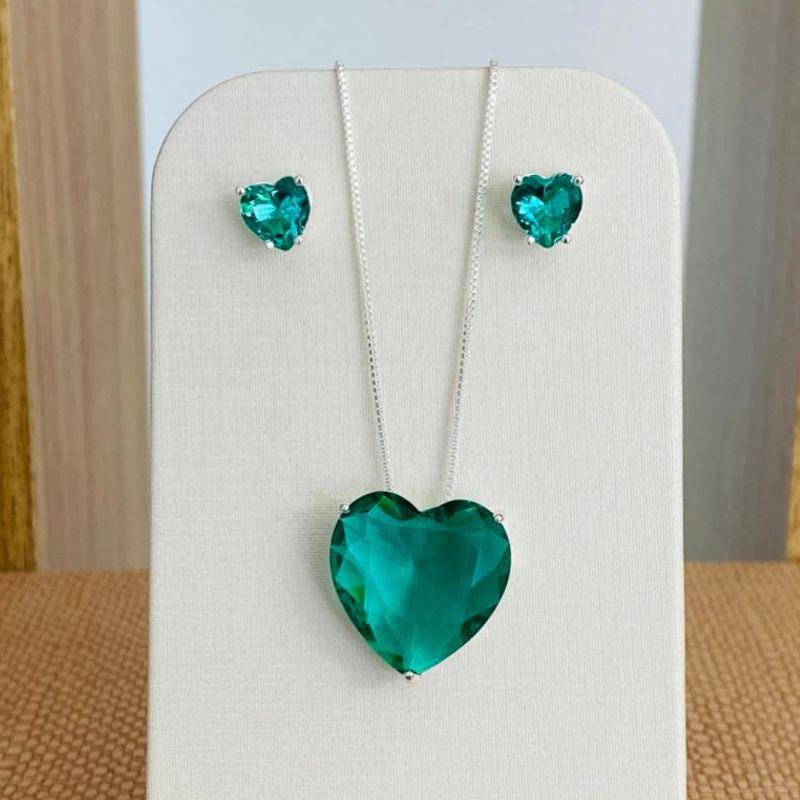 CONJUNTO CORAÇÃO VERDE G