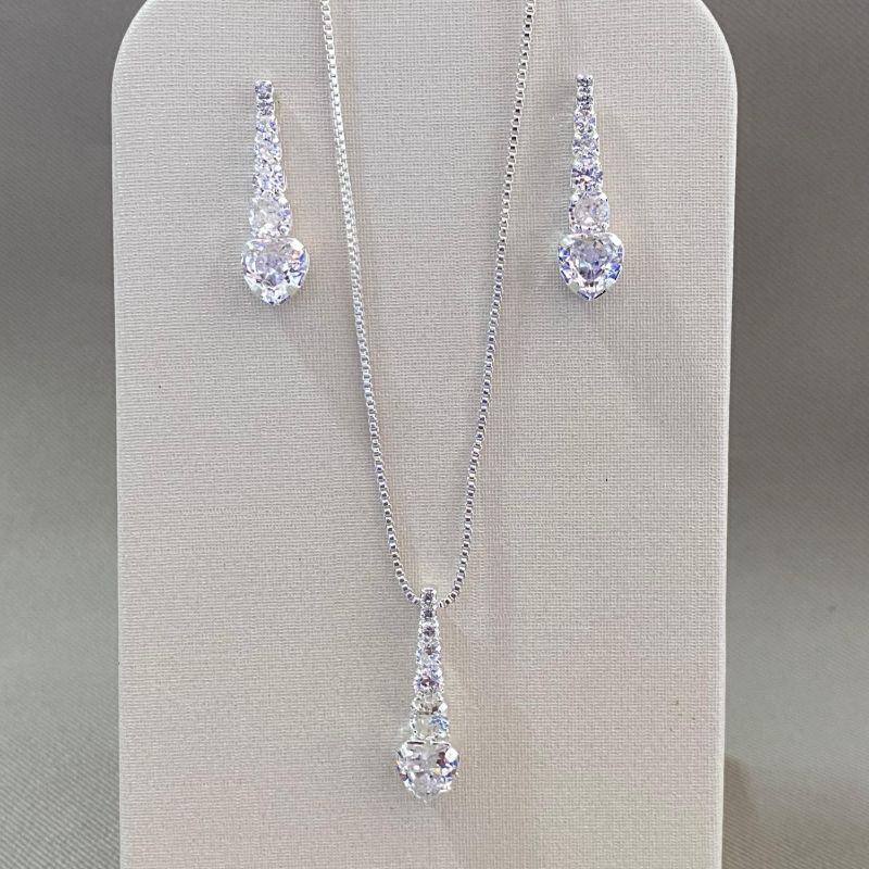 CONJUNTO CORAÇÕES ZIRCONIA