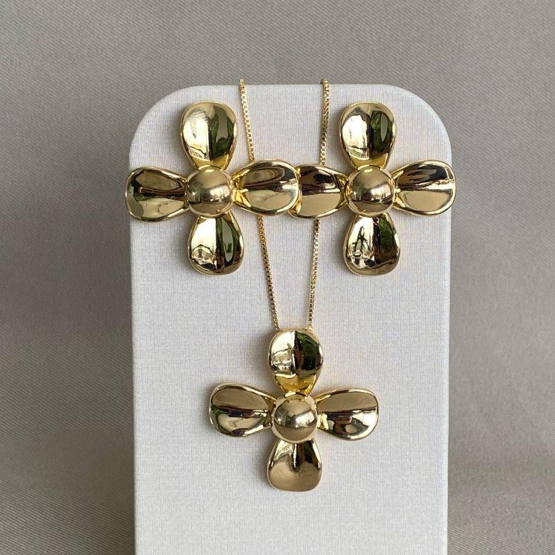 CONJUNTO FLOR LUXO