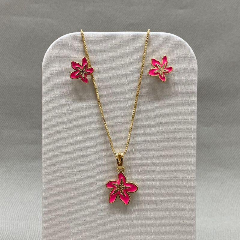 CONJUNTO FLOR PINK INFANTIL