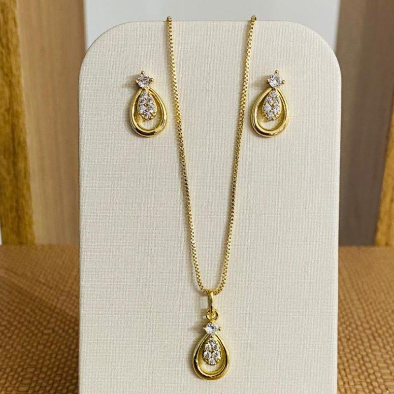 CONJUNTO GOTA CRAVEJADA