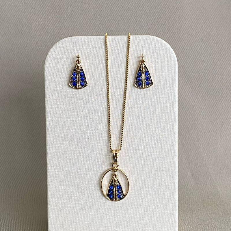 CONJUNTO NS APARECIDA MANTO AZUL