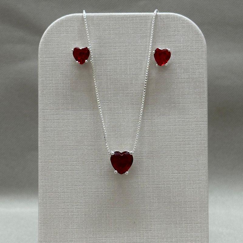 CONJUNTO /PAR DE BRINCOS 6MM/ PINGENTE 8MM SIAN