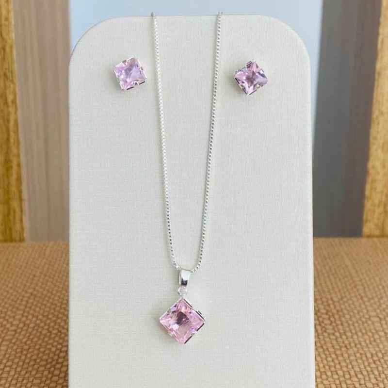 CONJUNTO QUADRADO ROSA