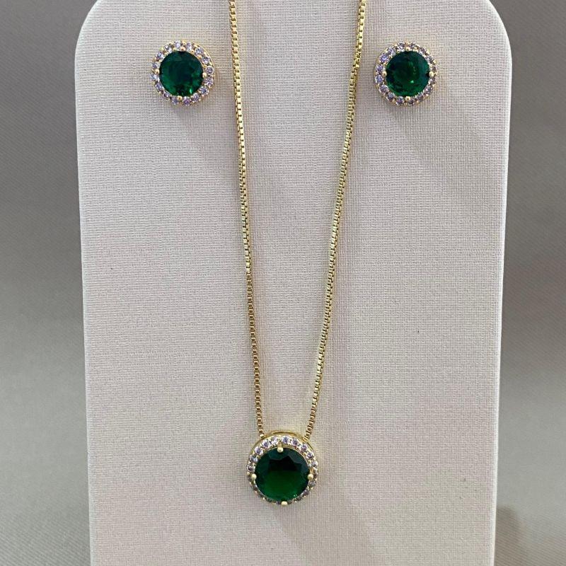 CONJUNTO REDONDO CRAVEJADO