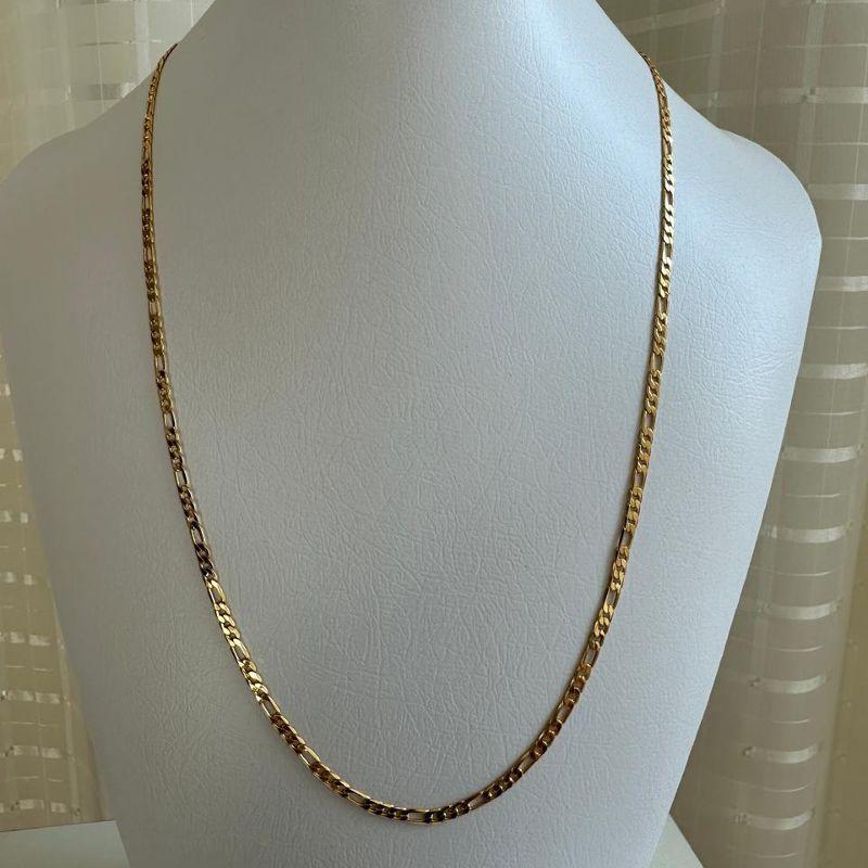 CORRENTE 3MM 3X1 60CM COM FECHO ITALIANO