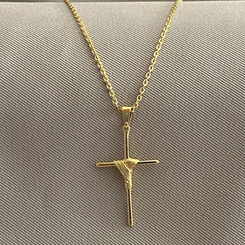 CORRENTE CADEADO MASCULINA PING CRUZ