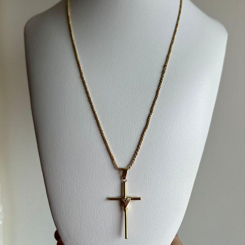 CORRENTE CORDÃO BAIANO PING CRUZ