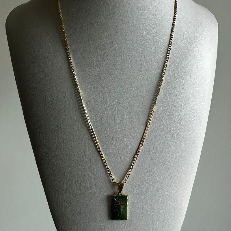 CORRENTE GROUMET COM PING PLACA CRUZ