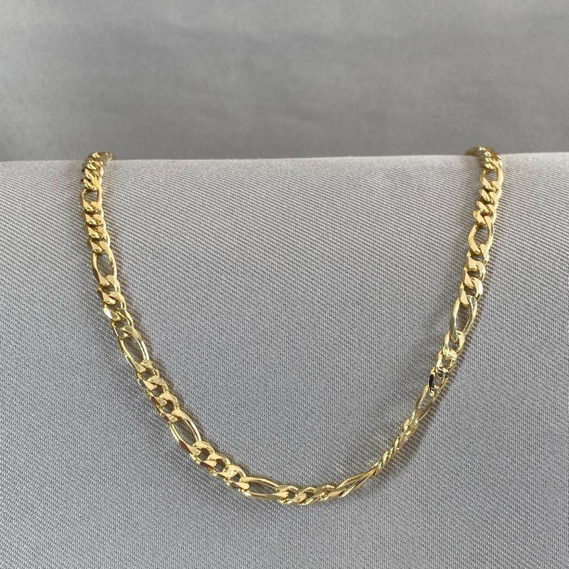 CORRENTE MASCULINA  3X1 60CM FECHO LAGOSTA