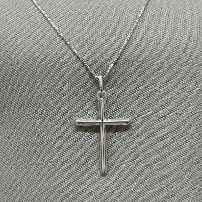 CORRENTE MASCULINA 60 CM CRUZ PALITO