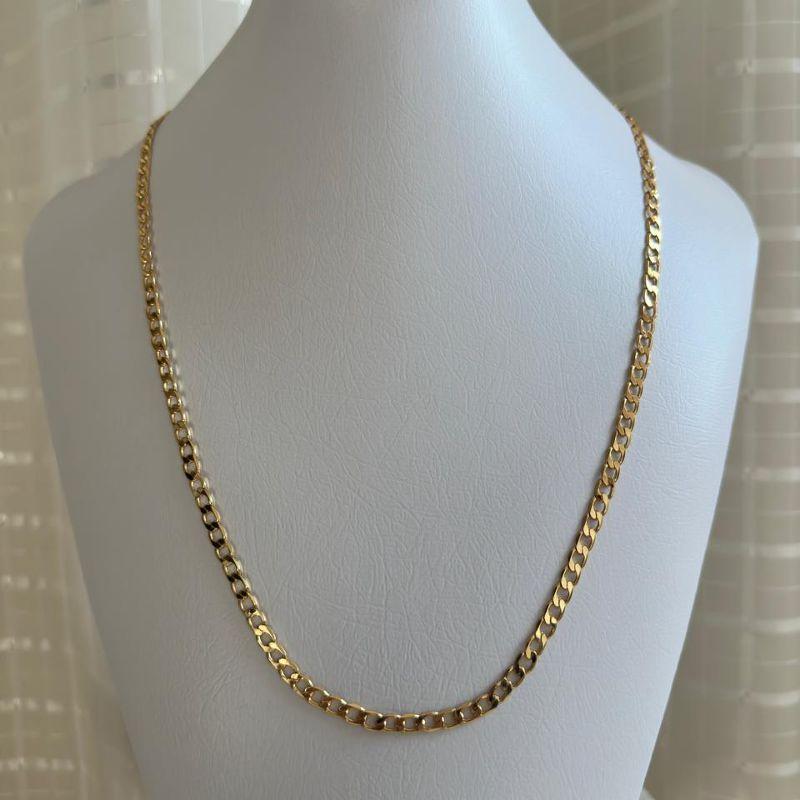 CORRENTE MASCULINA 60CM 4,4MM COM FECHO ITALIANO