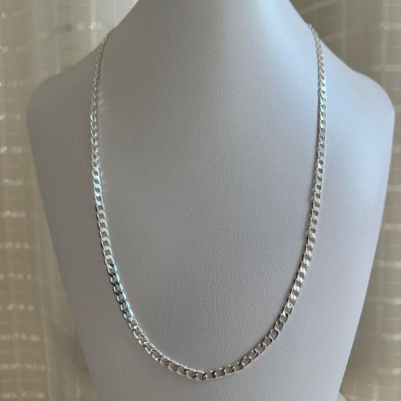 CORRENTE MASCULINA 60CM GROUMET 4,4MM COM FECHO ITALIANO