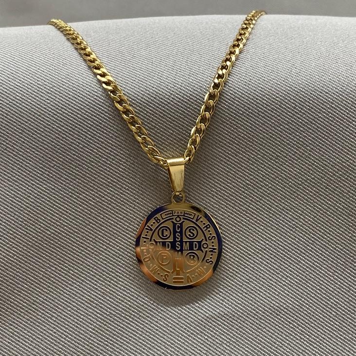 CORRENTE MASCULINA GRUMET 70CM PING SÃO BENTO STEEL