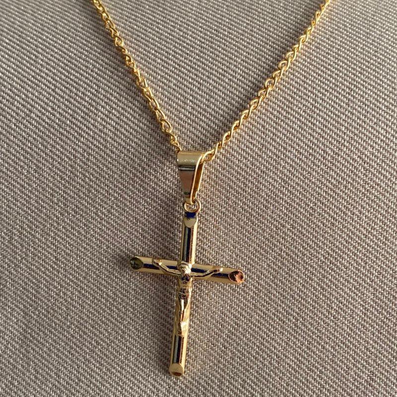 CORRENTE MASCULINA GRUMET COM PING CRUZ