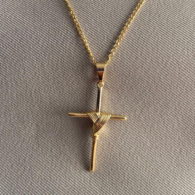 CORRENTE MASCULINA GRUMET COM PING PALITO CRUZ