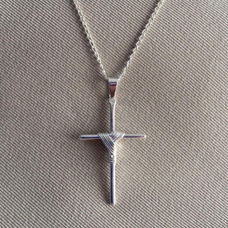 CORRENTE MASCULINA GRUMET COM PING PALITO CRUZ