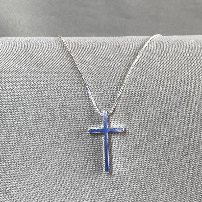 CORRENTE VENEZIANA MASCULINO 60CM FECHO GAVETA COM CRUZ