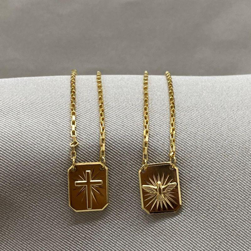 ESCAPULARIO CRUZ/ESPIRITO SANTO 70CM