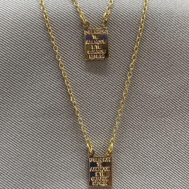 ESCAPULARIO MEDALHA DE ORAÇÃO 60CM