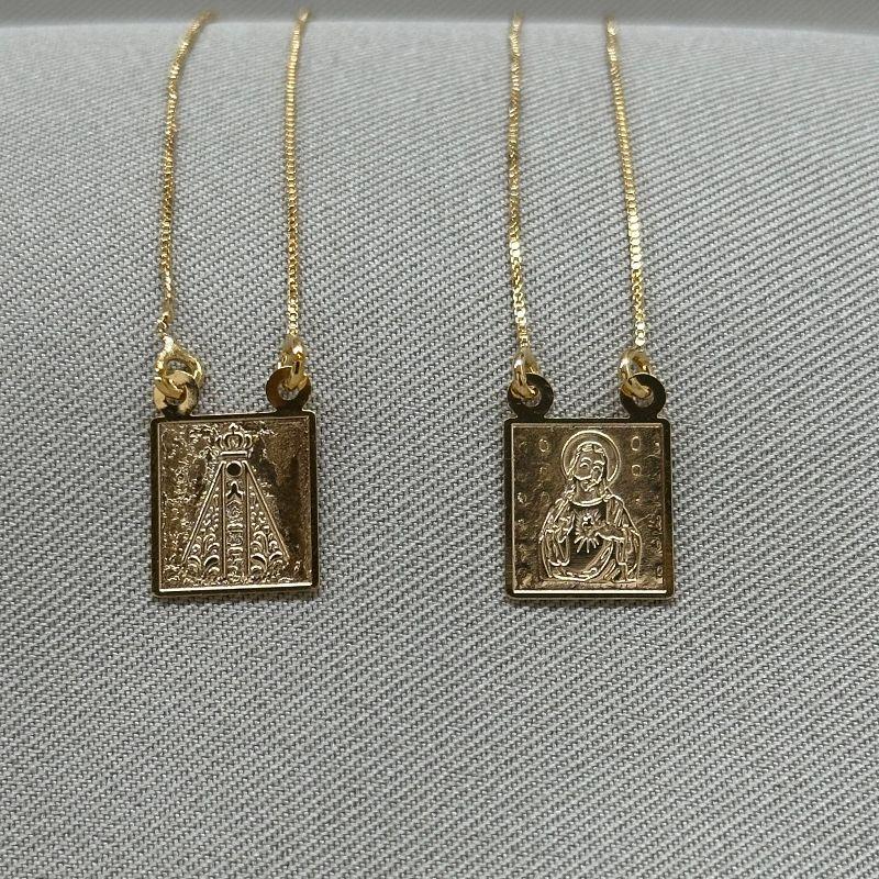 ESCAPULARIO N.S APARECIDA E SAGRADO CORAÇÃO