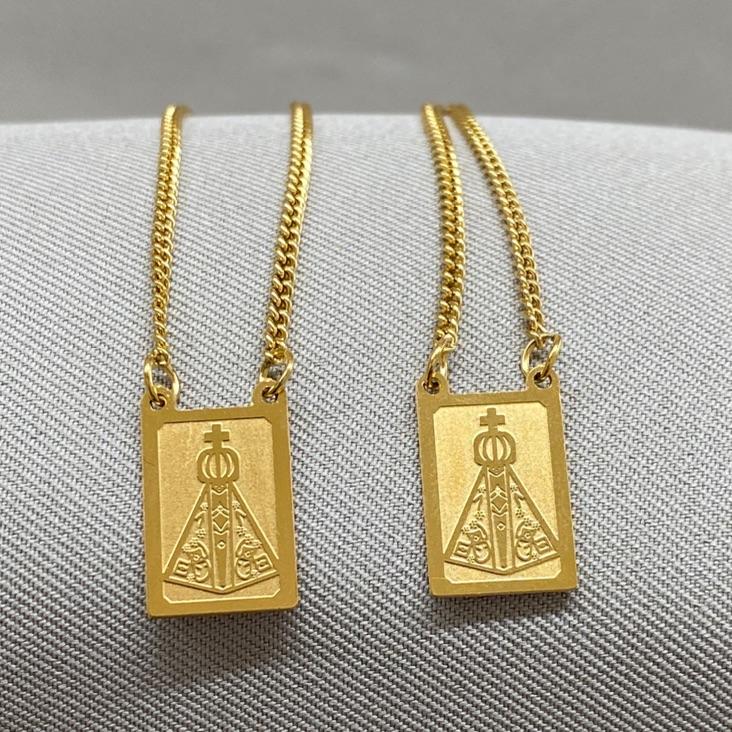 ESCAPULARIO NOSSA SENHORA APARECIDA STEEL