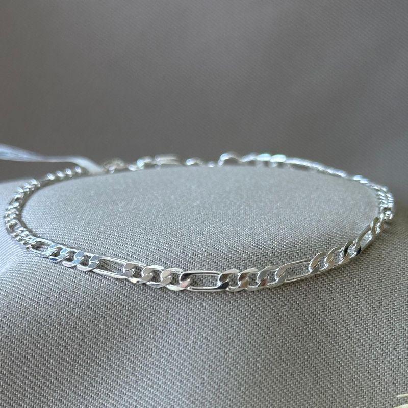 PULSEIRA 3MM 3X1 21CM COM FECHO ITALIANO