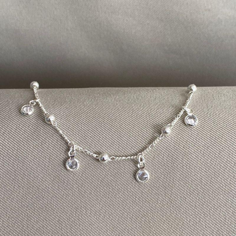 PULSEIRA BOLINHA COM ZIRCONIA