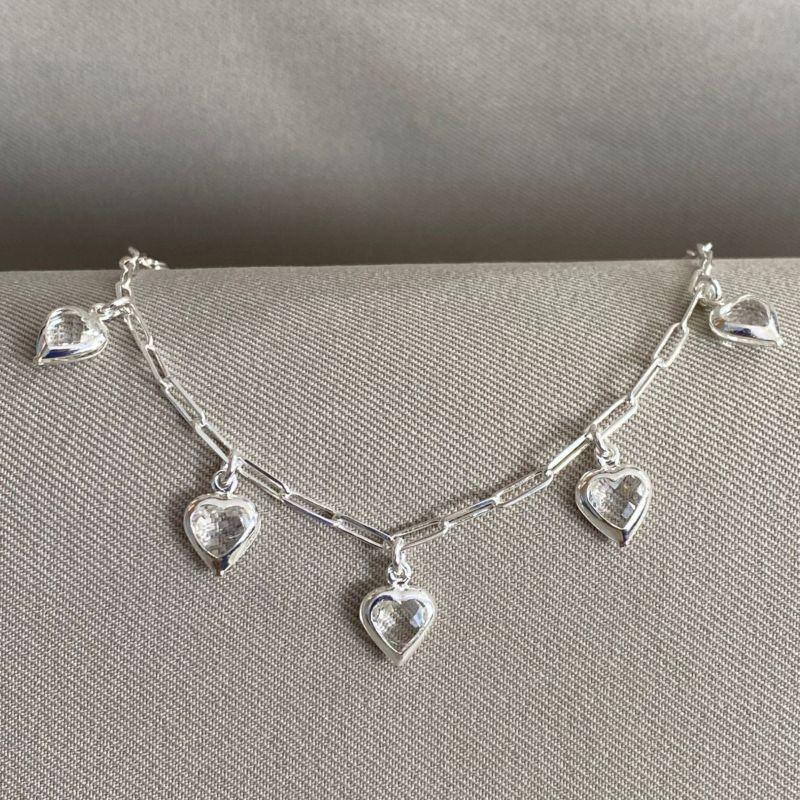 PULSEIRA CARTIER COM CORAÇÃO CRISTAL