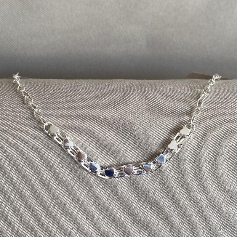 PULSEIRA CARTIER DUPLO E CORAÇÕES SOLDADOS