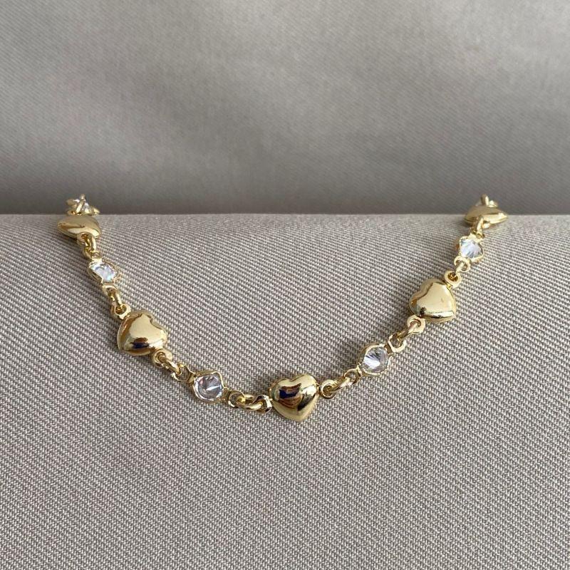 PULSEIRA CORAÇÕES C/ZIRCONIA