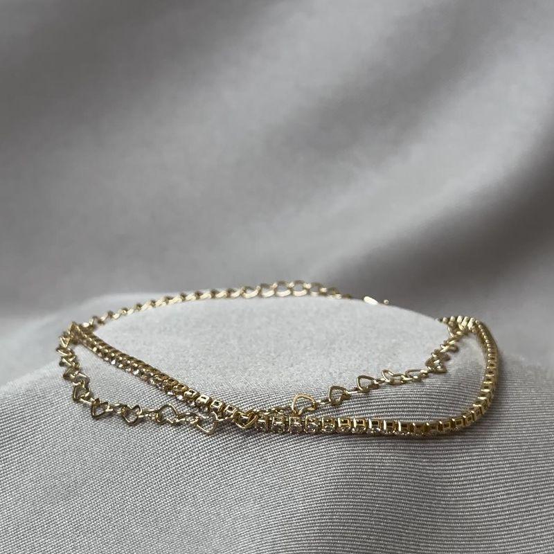 PULSEIRA DUPLA RIVIERA/ELOS CORAÇÃO