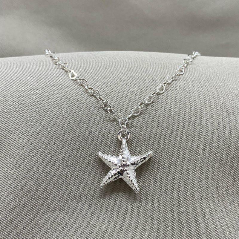 PULSEIRA ELO CORAÇÃO E ESTRELA DO MAR 23MM
