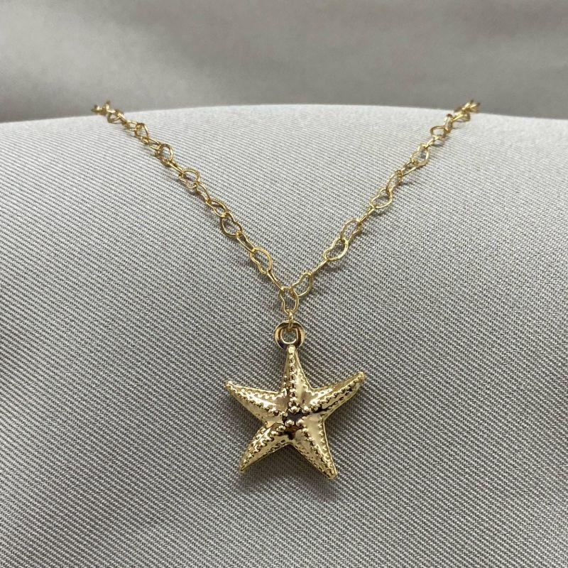 PULSEIRA ELO CORAÇÃO E ESTRELA DO MAR 23MM