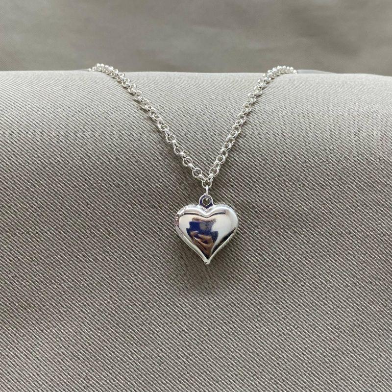 PULSEIRA ELO PORTUGUES 17CM COM CORAÇÃO PEQUENO