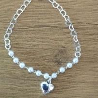 PULSEIRA ELOS CORAÇÕES/BOLINHA CORAÇÃO CHEIO P 