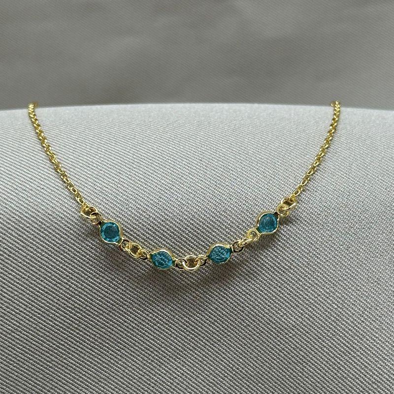 PULSEIRA FEMININA TIFANI ACQUA E ELO CADEADO